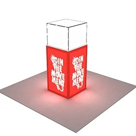 Show case with storage