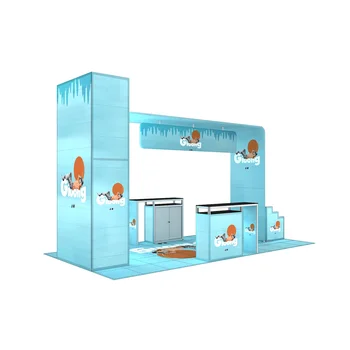 10x20ft Custom LED SEG Backlit Aluminum Arch Display Trade Show Exhibition Expo Booth