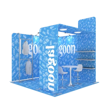 10x10ft Portable Aluminum Tool Free Easy Setup Display Equipment Booth Exhibition Trade Show