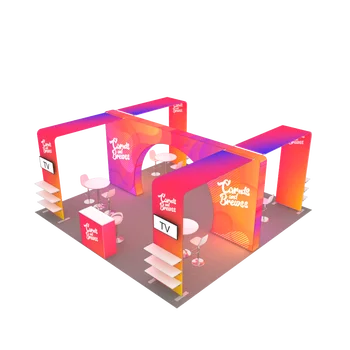 20x20ft Advertising Aluminum Tool Free Light Box Arch Display Portable Trade Show Exhibition Booth